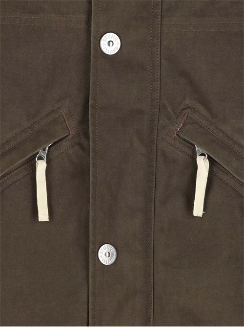 Giubbino con logo in tela resinata STONE ISLAND | 4100080S0110V0054